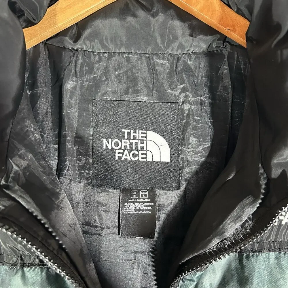 The North Face Retro Nuptse 700 Camo Green Size Medium M